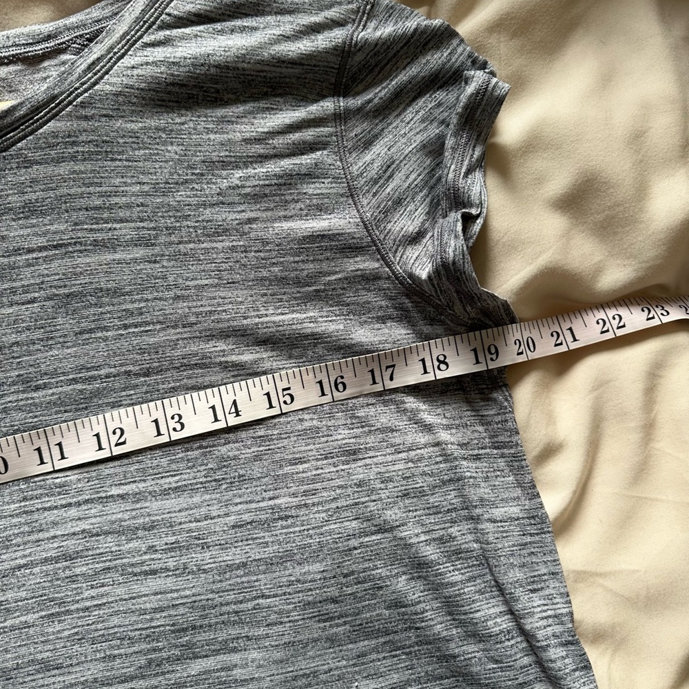 Lululemon Athletica Gray Spaced Out Space Dye Another Mile Short Sleeve Tee - Picture 10 of 10